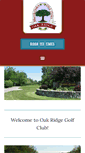 Mobile Screenshot of oakridgegolf.com